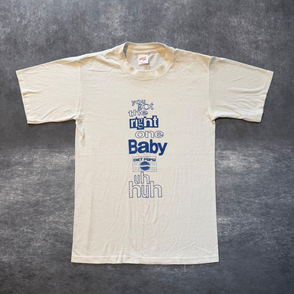 Vintage 90s Diet Pepsi Shirt Medium You Got The Right One Baby Ray Charles Promo